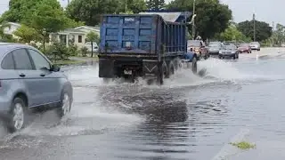 VIDEO: Flooded Streets in Boynton Beach August 28, 2014