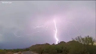 Dry lightning threatens to spark wildfires ahead of monsoon rain