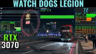 Watch Dogs Legion - RTX 3070 - 1440p, 1080p - Benchmark