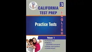 California CAASPP 3rd Grade ELA Practice Vol 1 &ndash; Book Preview