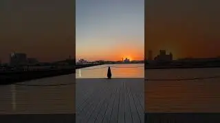 Sunset view in Doha #sunset #doha #qatar #2024