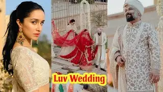 Luv Ranjan, Alisha Vaid first official video of their wedding in agra
