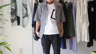 LIBERUM / ハーフスリーブシャツブルゾン　 [HARFSLEEVES SHIRTBLOUSON / SS2019-SH06]
