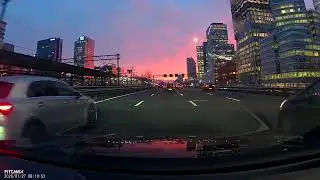 When Amsterdam Glows | Golden Hour Dashcam