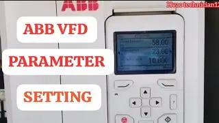 Zamil Ahu unit!! ABB VFD Parameter setting #hvactechnician12 #zamil