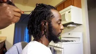 How to do Starter Locs with Extensions on Men's Natural Hair