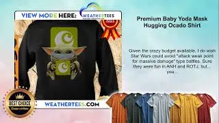 Premium Baby Yoda Mask Hugging Ocado Shirt