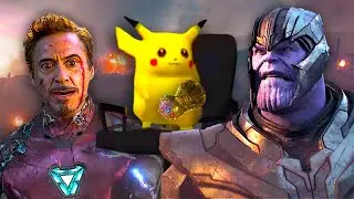 Spinning Pikachu in Avengers Endgame