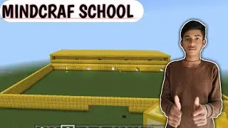 Minecraft City School Build 🏫 | Modern School in Minecraft Survival | Minecraft School #mindcrat 