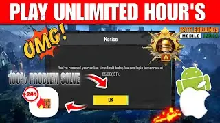 HOW TO FIX BGMI 😤 LIMIT  PROBLEM SOLVE 100% WORKING ✅ HOW TO PLAYING UNLIMITED HOUR'S IN BGMI 🎴