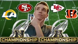NFL Conference Championship Predictions!!! | NFL 2021-22 Season