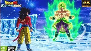Bardock VS Broly, Epic & Intense Clash, Dragon Ball Sparking Zero, 4K 60FPS, NO HUD.