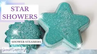 Making Galaxy Star Shower Steamers bombs | Vermont Lavender