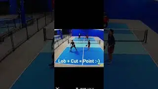 Pickleball - Lob + Cut = Point