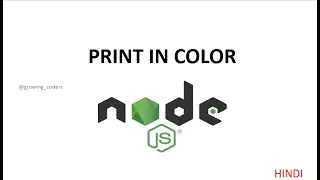 8 print in color in node js