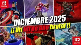 &iexcl;&iexcl;UN FIN DE A&Ntilde;O APOTE&Oacute;SICO!! PR&Oacute;XIMOS juegos NINTENDO SWITCH 1 Y 2 DICIEMBRE 2025. Novedades Switch
