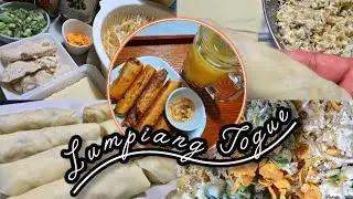 LET'S MAKE & COOK LUMPIANG TOGUE | FILIPINO DISH 🇵🇭 | SPRING ROLLS | ARNZ WEBlogs