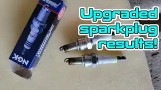 Upgraded sparkplugs on the Indian Scout Bobber; Results are positive!