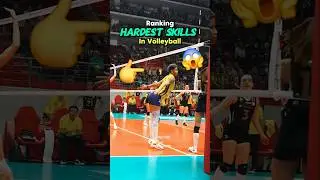 Ranking the Hardest Volleyball Skills From Easy to Insane!