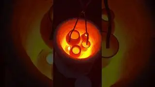 Raku firing process at night 🔥 #raku #kiln #homemade #DIY #pottery #ceramic #clay #fire #artist