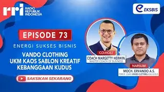 73-041125 VANDO CLOTHING UKM Kaos Sablon Kreatif asal Kabupaten Kudus