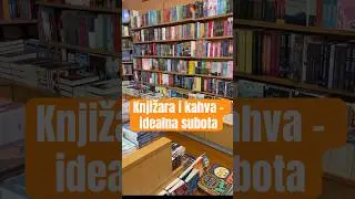 Ovako ja zami&scaron;ljam idealan dan - knjižara i kahva. 📚 ☕️ #knjiga #books #booktok #coffee #sarajevo