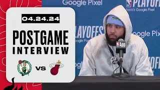 Caleb Martin Postgame Interview | Boston Celtics vs. Miami HEAT | April 24, 2024