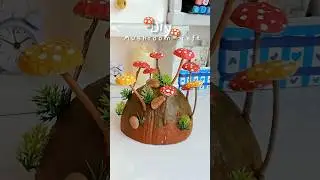 DIY mushroom craft||DIY mushroom#shorts#mushroomcraft#viralDIY#eggtraycraft#mass room#handmade