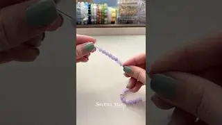Making a Lavender Amethyst Bracelet #Beads #handmadecrystaljewelry #crystalaccessories #crystals