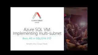 Azure SQL VM  Implementing Multi Subnet Basic AG - Kenneth Urena
