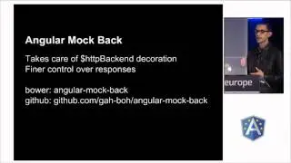 No Backend Workflow With ngMockE2E and Gulp by Gabriel Obregon at ng-europe 2014