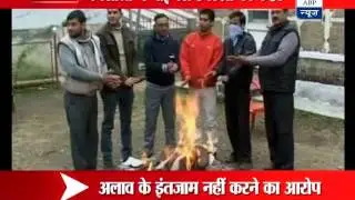 Mercury dips in north India