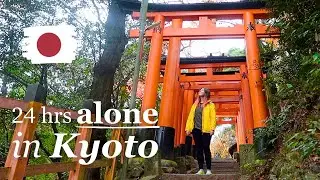 a rainy day in my life alone in Kyoto *japan solo travel vlog*