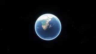 Relaxing Planet Earth Rotation - Deep Healing Music For Peaceful & Sleep Music