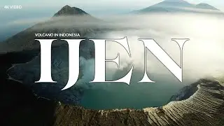 Ijen | Volcano in Indonesia | 4k video