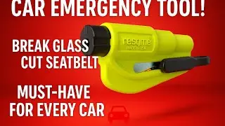 The Original Emergency Keychain Car Escape Tolls and Seatbelt Cutter and Window Breaker.