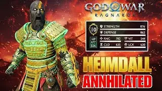 Kratos Finally Shuts Heimdall Up! (Berserker Build / No Damage) - God Of War Ragnarok 
