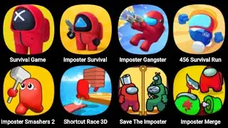Survival Game, Imposter Survival, Imposter Gangster, 456 Survival Run, Imposter Smashers 2