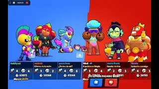 jugando con meg en Brawl stars y un Edgar malo