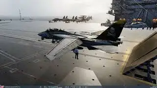 SIMULADOR DE COMBATE VIRTUAL. F14B  VF-103 JOLLY ROGER. DSC.