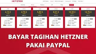Cara Bayar Tagihan HETZNER Pakai PayPal
