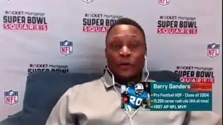NFL Super Bowl Live talk with Detroit Lions legend Barry Sanders
