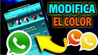 😱¡DE LUJO! CÓMO CAMBIAR EL COLOR Y EL ICONO A WHATSAPP😱📱