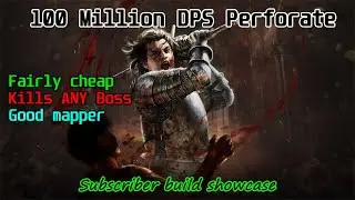 POE 3.18 | 100M DPS Voidforge Perforate Slayer vs Feared and Juiced Maps | Subscriber's Build