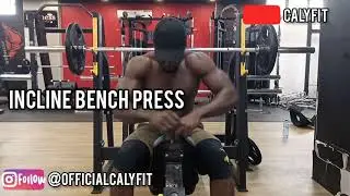 Functional fitness with CalyFit (Incline bench press)