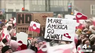 Demonstrators in Greenland protest Trump's attempts to take island