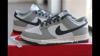 Кроссовки Nike Dunk Low Light Smoke Grey White Black готовы к отправке из BrandairjordanShop.ru