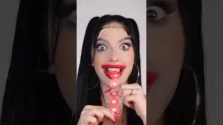 Mimles Horror heart makeup,#mimichoi #makeup #shorts