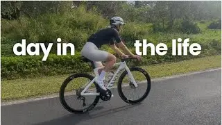 Aussie cyclist training day in the life