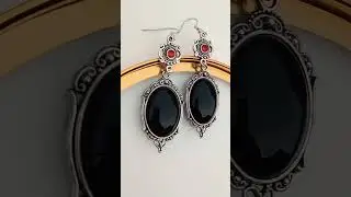 Gothic Victorian Cabochon Earrings By Moonchild Jewelry 💫
